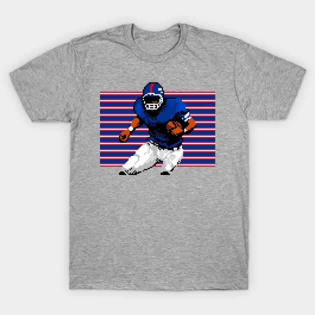 New York Pixel Running Back T-Shirt by The Pixel League